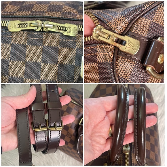 SOLD❌Authentic LOUIS VUITTON Bandouliere Speedy 30 Damier Ebene - Picture 6 of 16